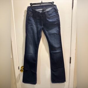 True Religion Vtg Y2K low rise Women's Indigo Boot Cut Jeans